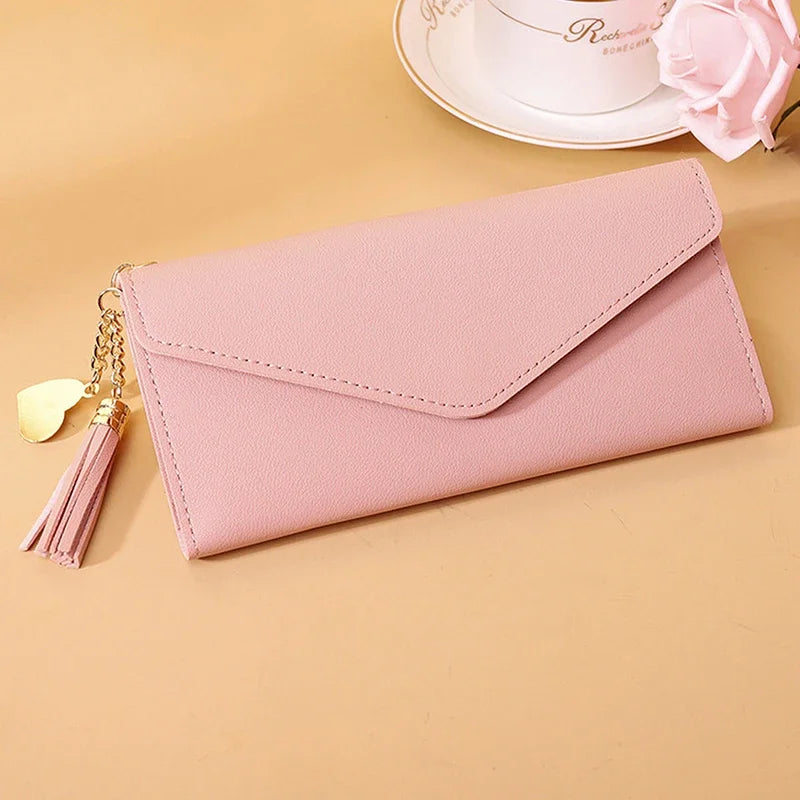 Fashion Women Wallets Simple Zipper Purses Black White Gray Red Long Section Clutch Wallet Soft PU Leather Money Bag