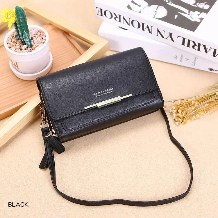 Fashion Crossbody Bags New Pu Leather Women Handbags Female Multifunctional Large Capacity Shoulder Bags For Ladies Phone Purse