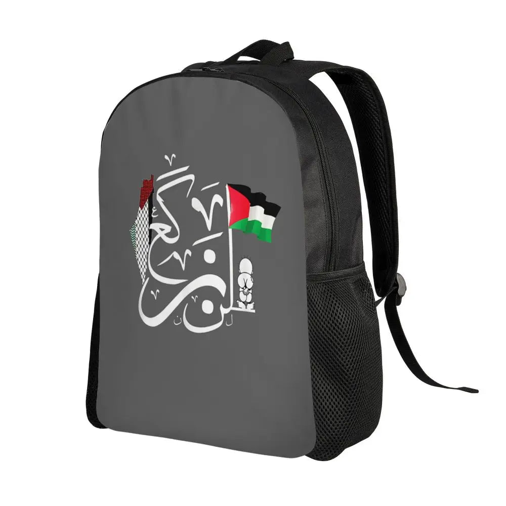 Custom Palestinians Keffiyeh Pattern Backpack for Women Men Waterproof College School Tradition Bag Print Bookbags