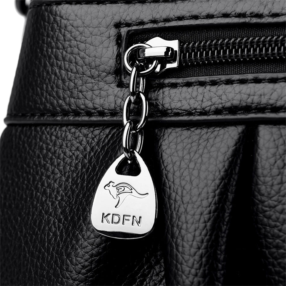 Luxury Handbags Women Bags Designer 3 Layers Leather Hand Bags Big Capacity Tote Bag for Women Vintage Top-handle Shoulder Bags