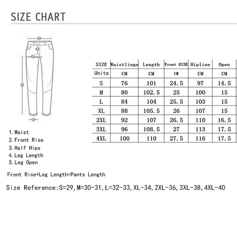 Fashion Elastic Waist Skinny Jeans Men Black Casual Streetwear Jogger Pants Mens Jeans High Street Slim Fit Man Denim Trousers