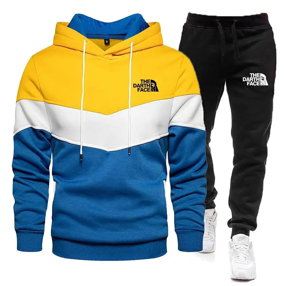 2024 Nouveaux Hommes Sweats À Capuche Sweat-Shirt + Pantalon De Survêtement Costume Automne Hiver Ensembles De Vêtements De Sport Survêtement Hommes Pull Veste Ensemble