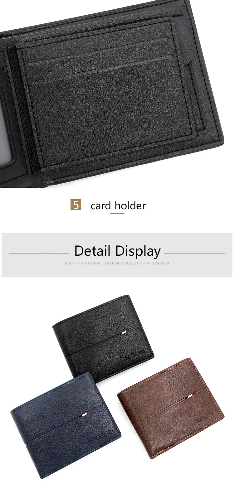 Free Name Engraving Men Wallets New Short Zipper Card Holder Quality Male Purse Simple Slim Coin Pocket PU Leather Men's Wallet