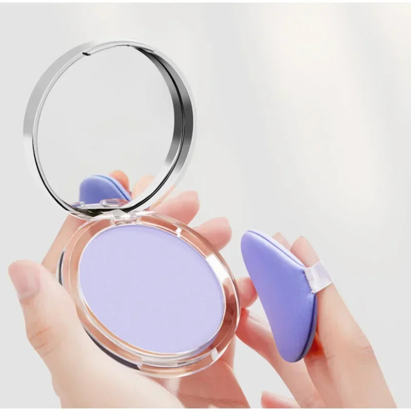 Blue Sky Setting Powder Cake Natural Long-Lasting Oil Control Face Foundation Waterproof Matte Compact  Loose Powder Makeup