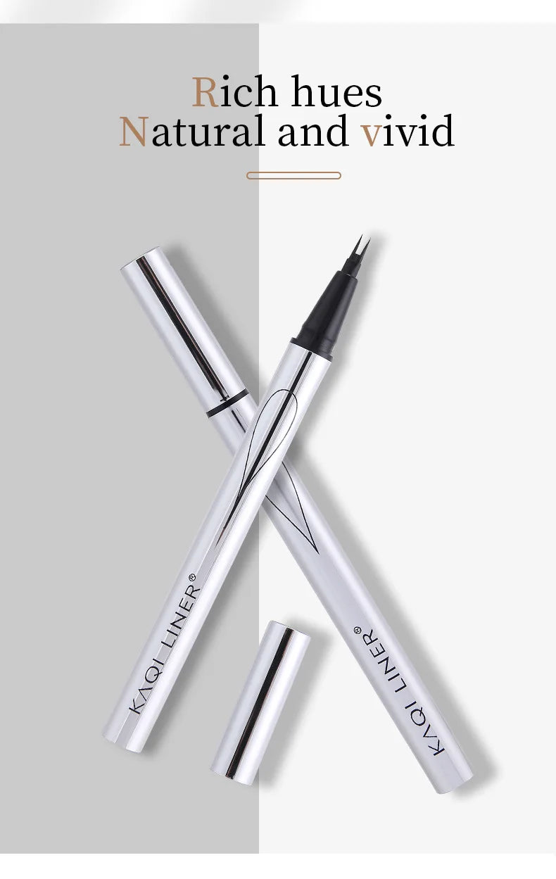 Crayon à sourcils microblading étanche avec applicateur à 2 pointes micro-fourchettes Les crayons à sourcils liquides créent des sourcils d'apparence naturelle