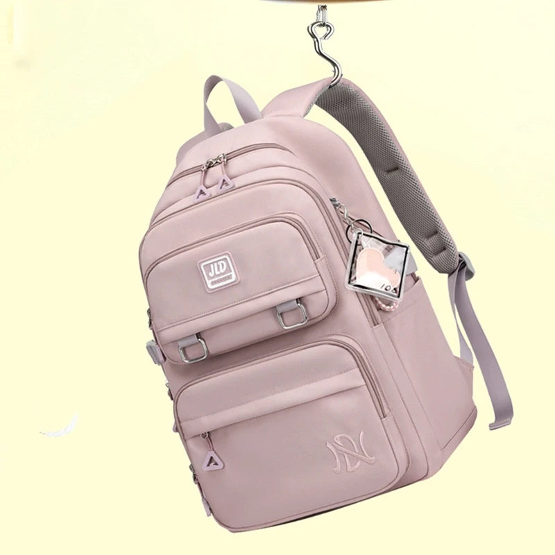 Girl School Bag Backpack Back Pack For Teenager Women Children Female Pink Schoolbag Primary High Bagpack Class Teens Child Kids