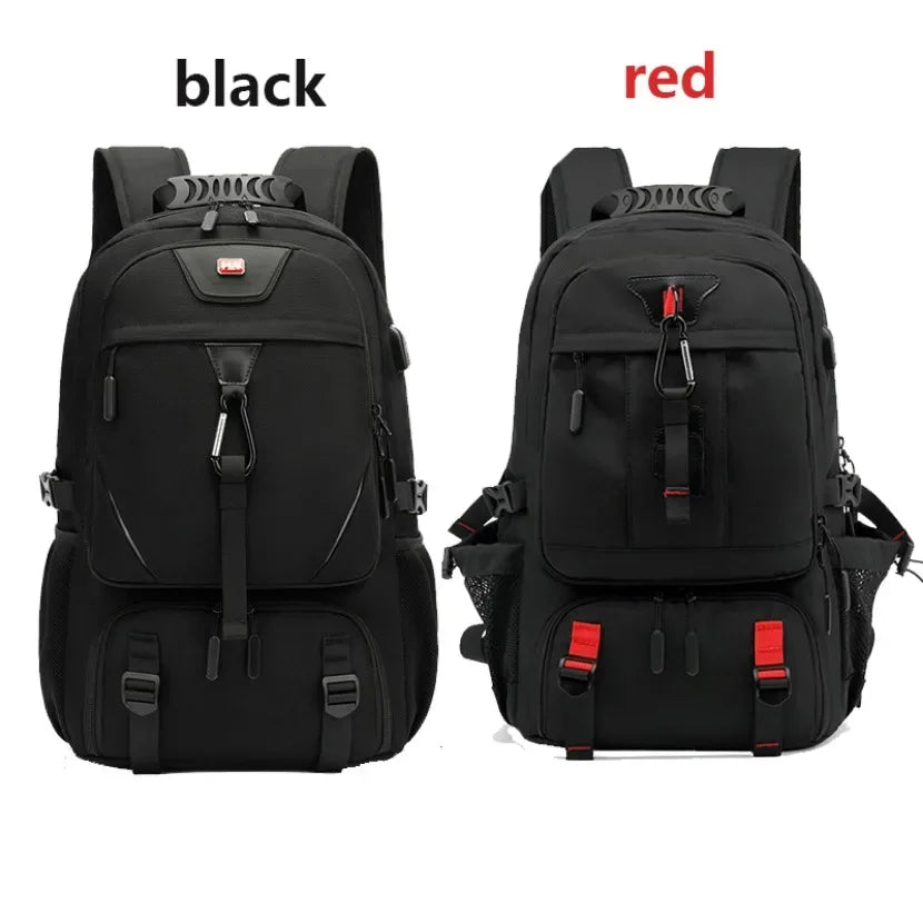 Large Expandable Trave Backpack Hiking Laptop USB Charging Men Bags Outdoor Multifunction Business Backpacks With Shoes Pocket