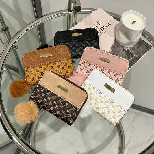 Women Short Wallet Many Department Ladies Cute Small Clutch Ladies Money Coin Card Holders Purse Female Wallets