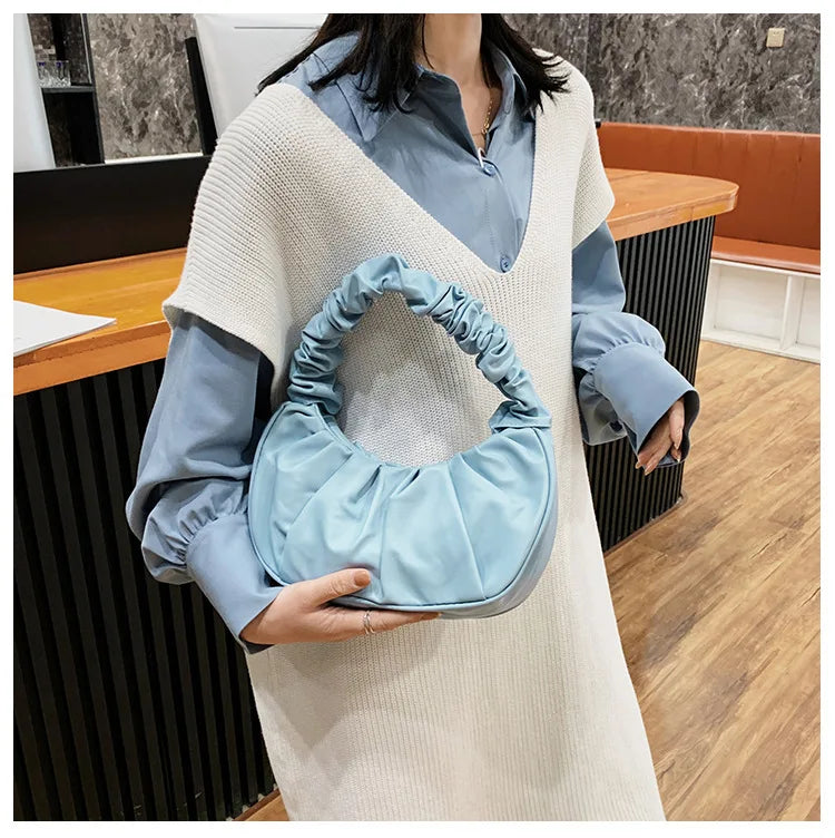 Cloud Pleated Handlebags Designer Handbag Women's Single Crossbody Dumpling Tote Armpit Bag Shopping Shoulder Bags Underarm Bag