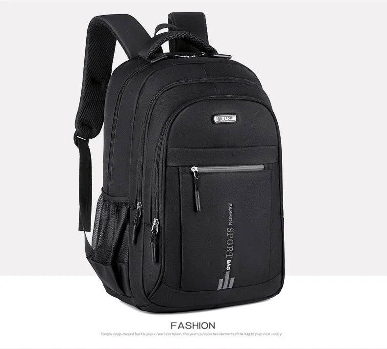 Men's Backpacks Oxford Waterproof Rucksack Business Computer Bag Casual Backpack Senior High School Student Schoolbag Large Capa