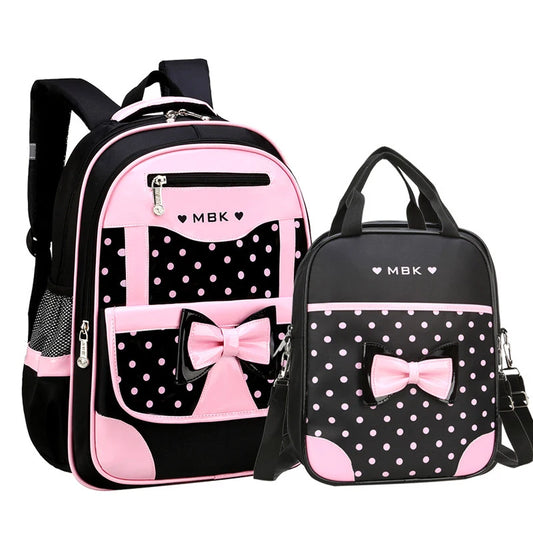 3 Pcs Children School Bags For Girl Korean Cute 1-6 Grade Backpack Set Primary Kid Student Pencil Case Back Pack Handbag Mochila