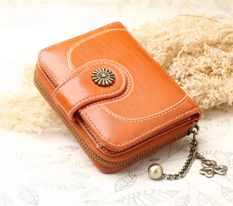 Women Wallets and Purses PU Leather Money Bag Female Short Hasp Purse Small Coin Card Holders Blue Red Clutch New Women Wallet