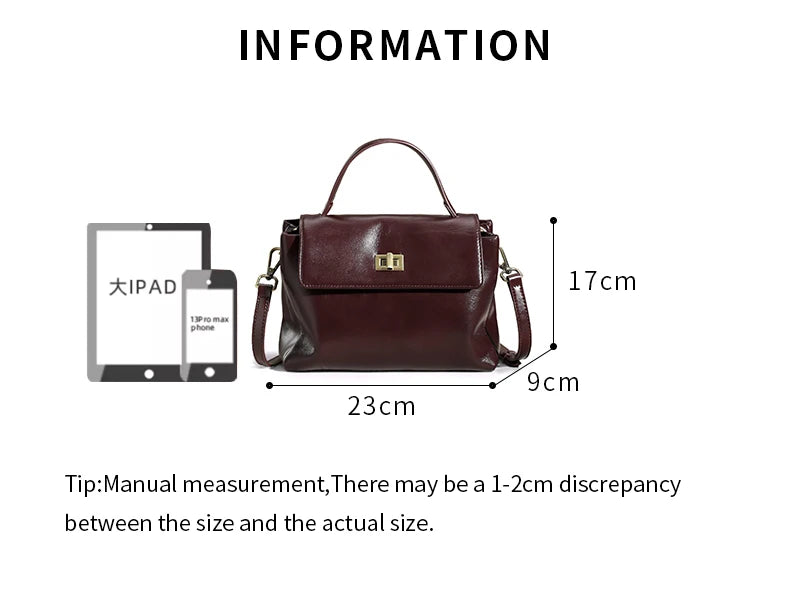 Cowhide Genuine Leather Tote Bag for Women High Quality Soft Leather Handbag Fashion Crossbody Bags Female Shoulder Handbag Lady