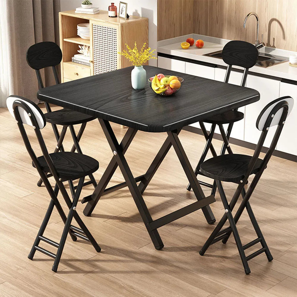 Portable Folding Table, Modern Minimalist Living Room Dining Table Set, Furniture, Solid Wood Dining Table Foldable Dining Table