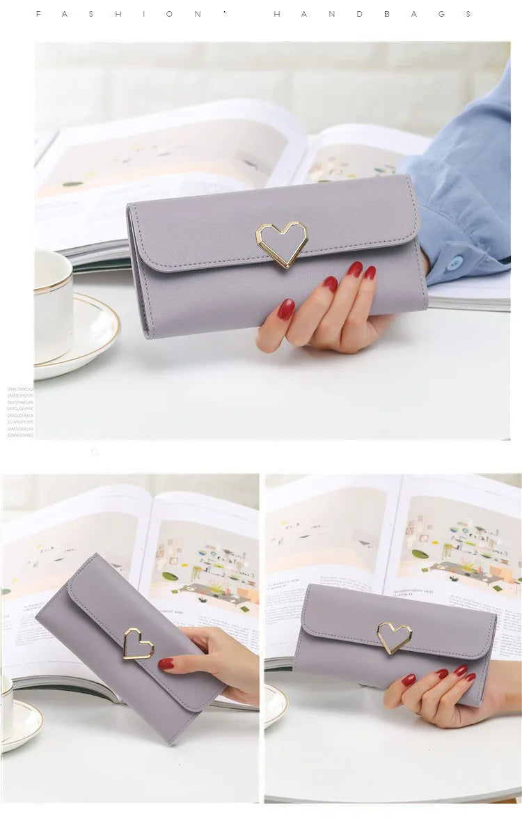 2024 Long Women Wallets Free Name Customized Lady's New Fashion High Quality PU Female Purse Photo Holder Wallet For Girls