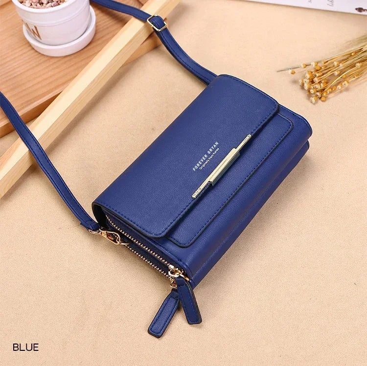 Fashion Crossbody Bags New Pu Leather Women Handbags Female Multifunctional Large Capacity Shoulder Bags For Ladies Phone Purse