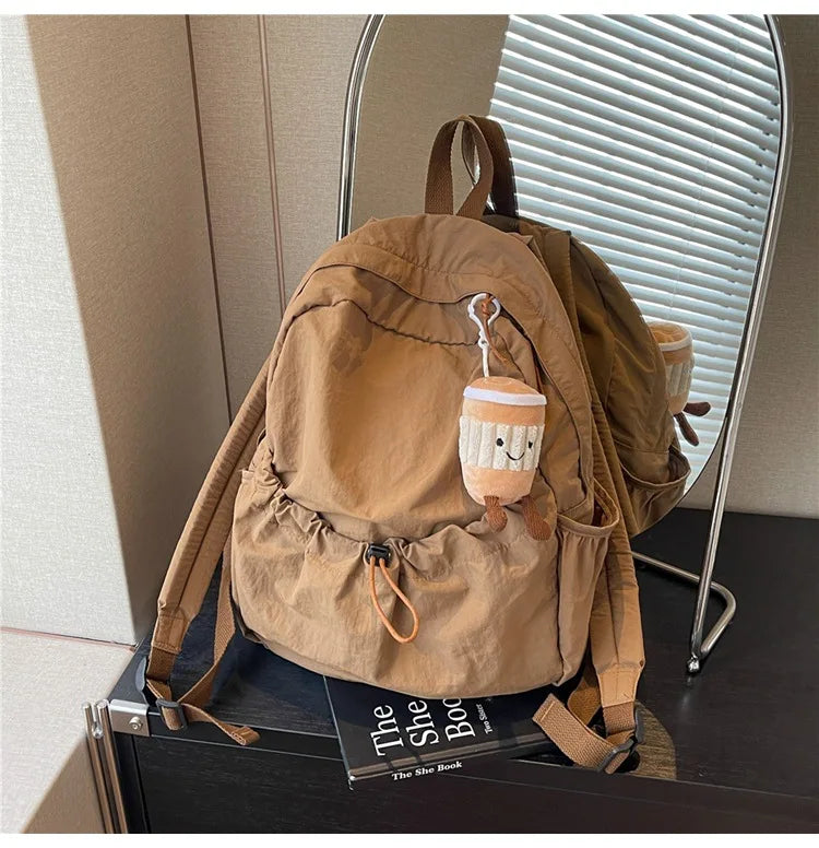 Fashion Nylon Backpack for Women Trendy Backpack for Girls Class Bags for Girl Back To School Bags Travel Bag Mochila Рюкзак Sac