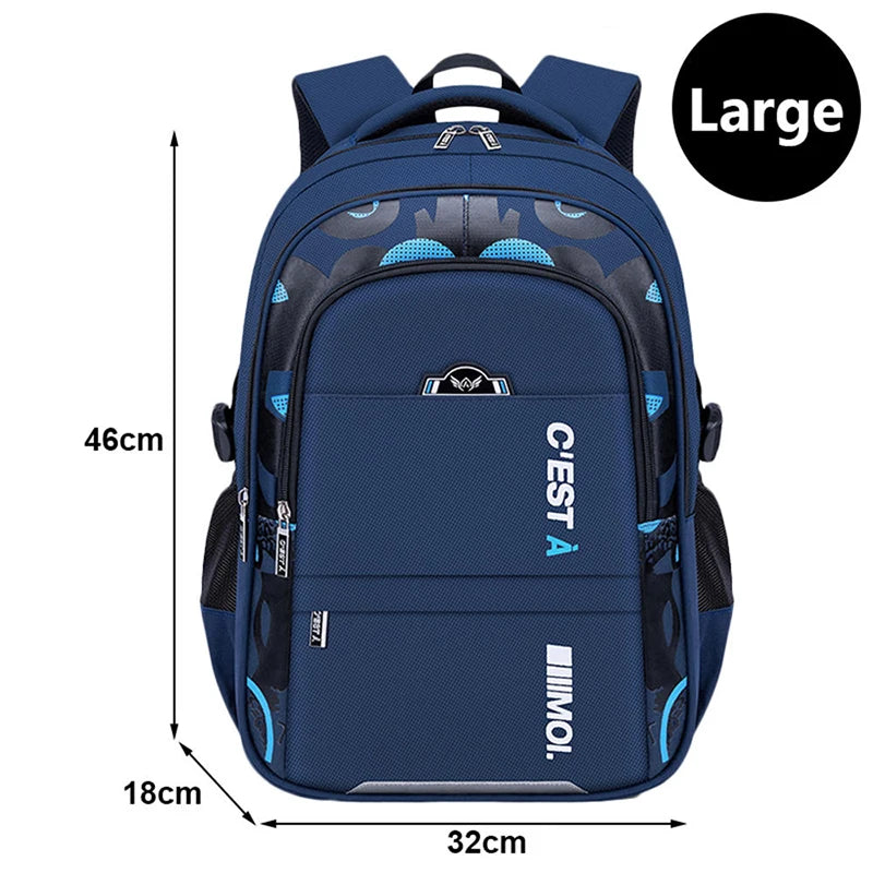 2024 New Children School Bags Kids Backpack In Primary Schoolbag For Teenager Boys Waterproof Backpacks Book Bag Mochila