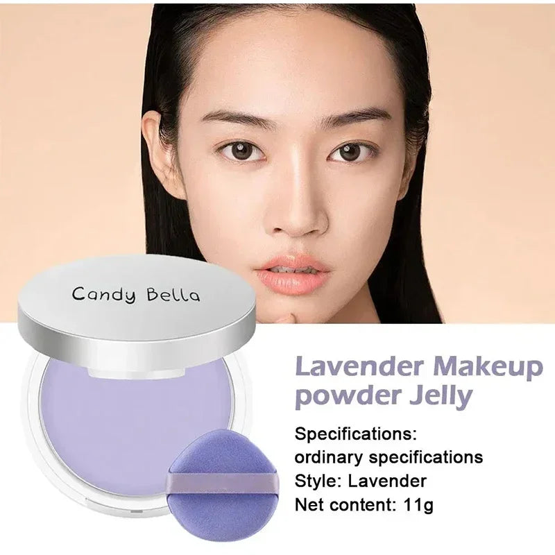 Blue Sky Setting Powder Cake Natural Long-Lasting Oil Control Face Foundation Waterproof Matte Compact  Loose Powder Makeup