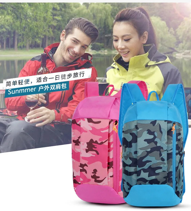 New Camping Hiking Trekking Kids Small Backpacks Waterproof Men Women Outdoor Sports Mountaineering Bag Running Cycling Rucksack