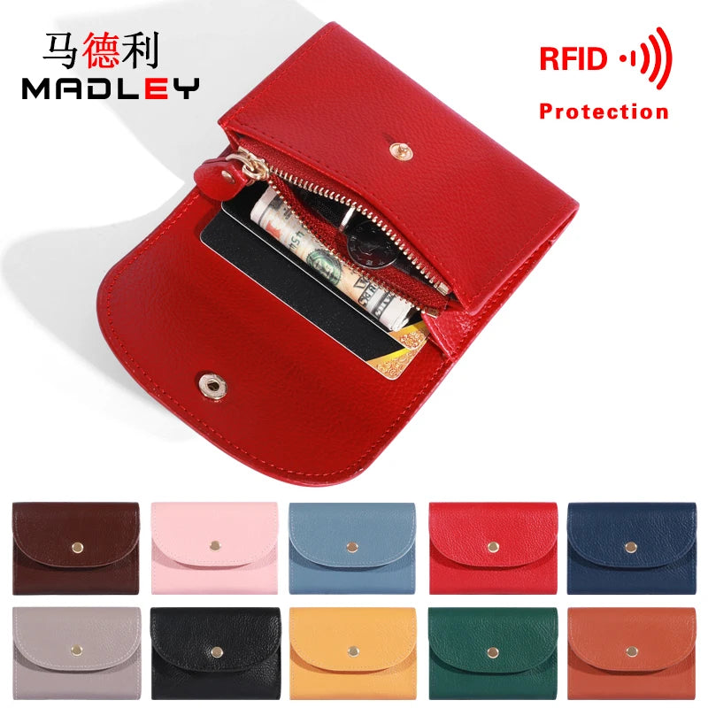 Practical Women's Small Card Wallet Simple and Fashionable Small Card Bag School Girls' Coin Wallet