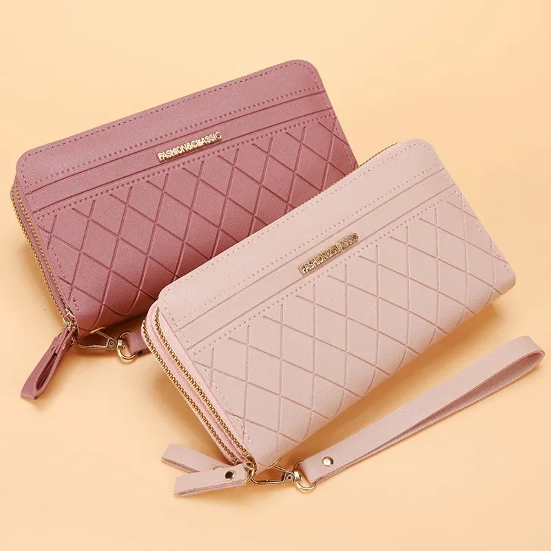 Long Women's Wallet Female Purses Tassel Coin Purse Card Holder Wallets Female Pu Leather Clutch Money Bag Pu Leather Wallet