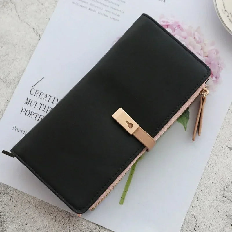 Long Women's Wallet Female Purses Tassel Coin Purse Card Holder Wallets Pu Leather Clutch Money Bag Purses Carteras Para Mujer