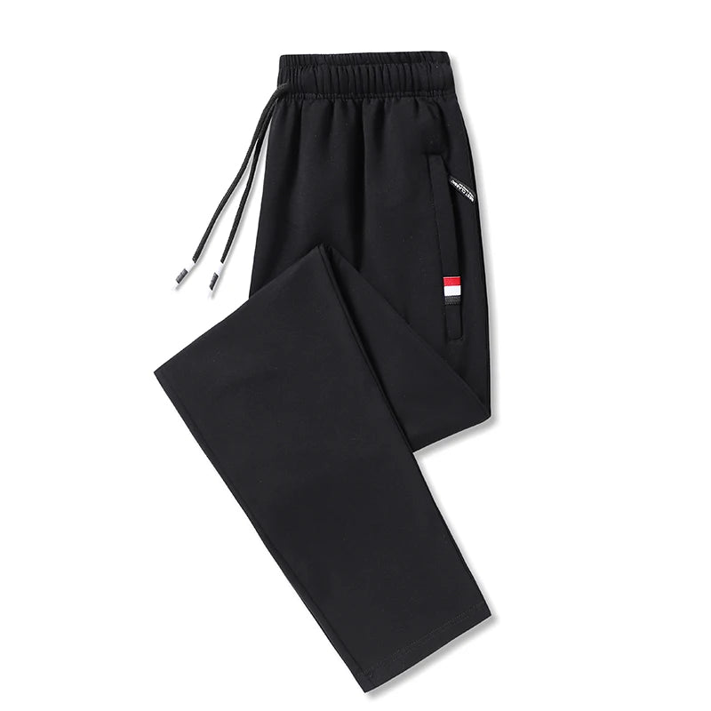 Men's Sweatpants Plus Size Large 5xl Sportswear Elastic Waist Casual Cotton Track Pants Stretch Trousers Male Black Joggers 8XL