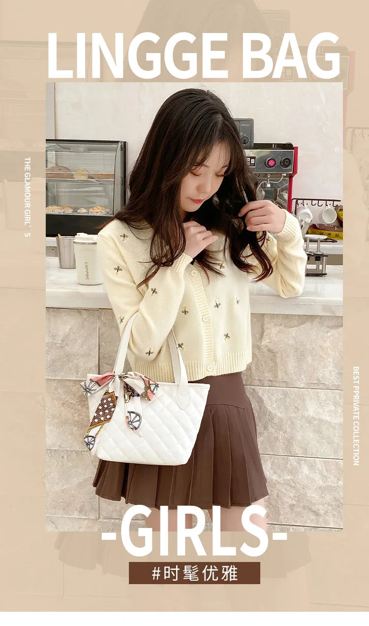 2022 New Fashion Women Handbags Embroidery Underarm Bag Casual Women Shoulder Bags Solid Color Zipper Female Handbag Clutch