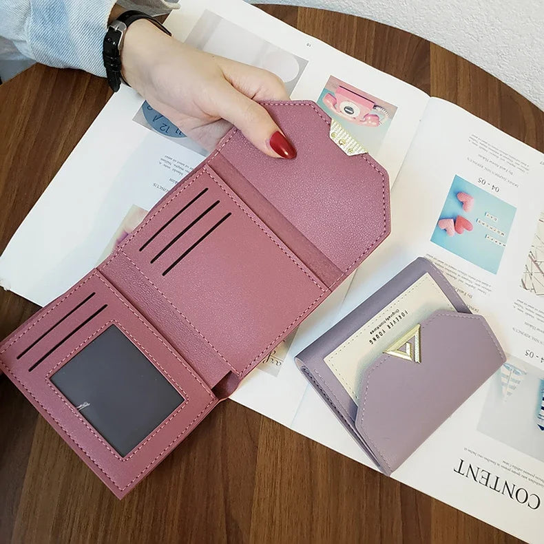 Women's Wallet Short Women Coin Purse Wallets For Woman Card Holder Small Ladies Wallet Female Hasp Mini Clutch For Girl