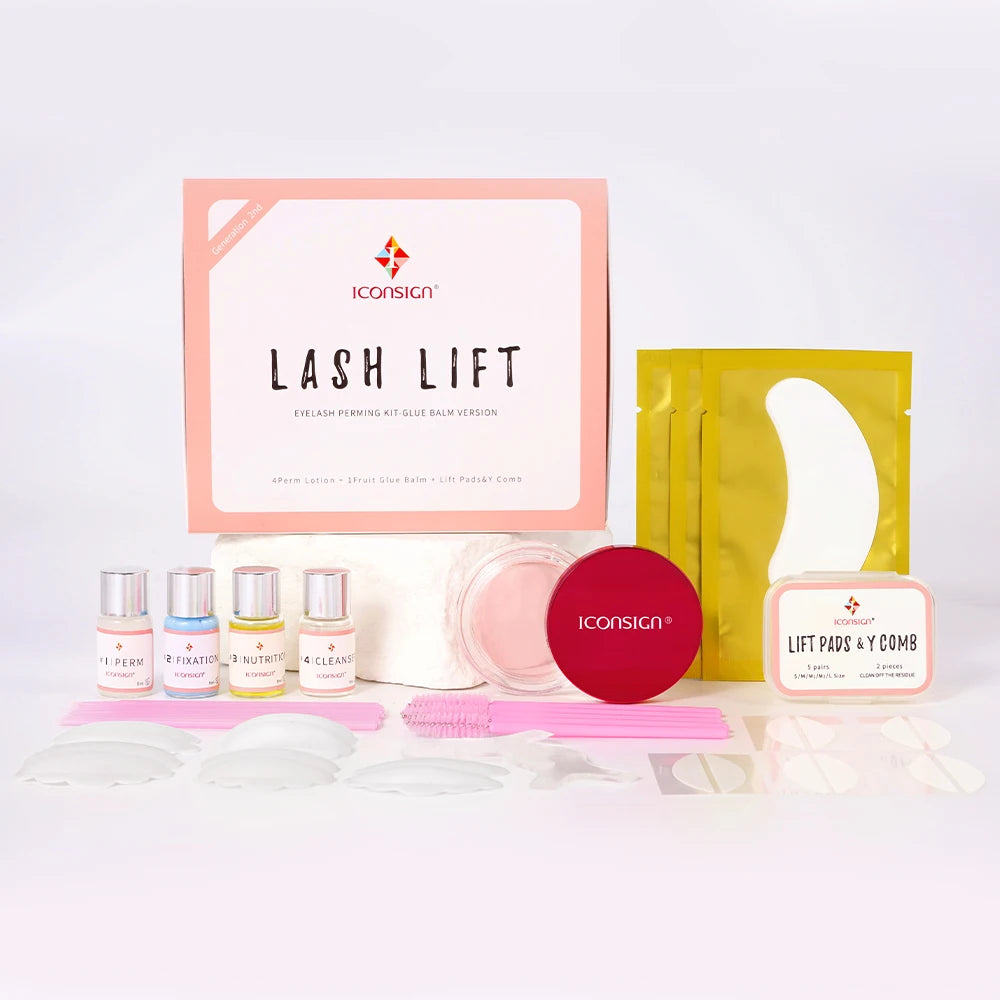 ICONSIGN Glue Balm Lash Lift Kit Eyelash Perming Kit Enhancer Curling Eye Lash Lifting For 30 to 45 Days Make Up Tools