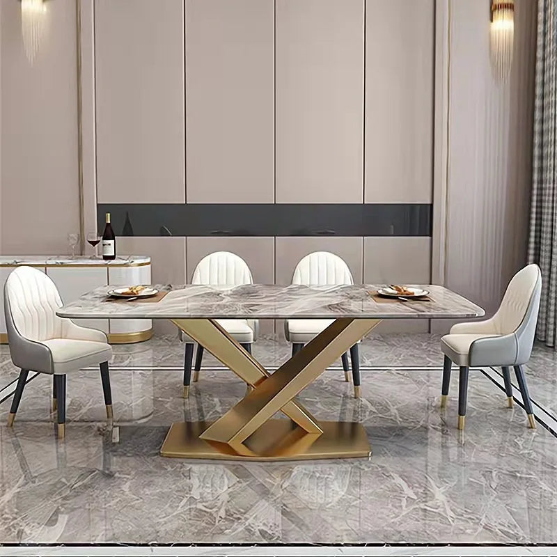 Dining room set designs rectangle dining table set 6 chairs stainless steel rectangle dining table