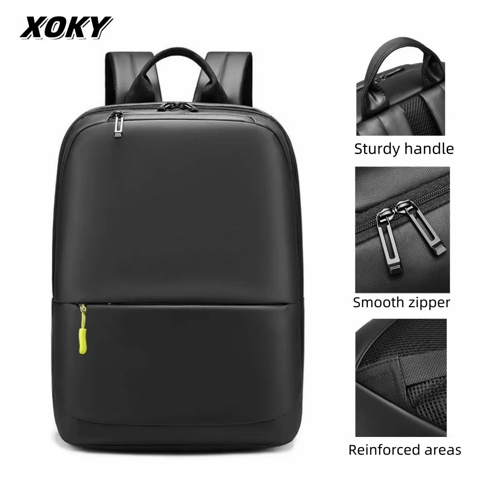 XOKY Business Bag Travel Backpack Waterproof Classic Backpack USB Charging Men Fashion Backpack Wholesale Customized Logo 2051