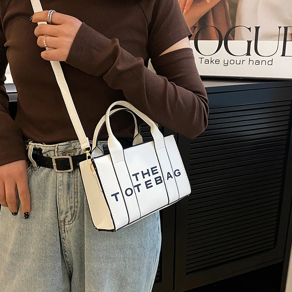 Women Tote Bag Luxury Designer Bag Tote Women Handbags Letter Shoulder Bags Soft PU Shopper Purses Crossbody Bags for Women