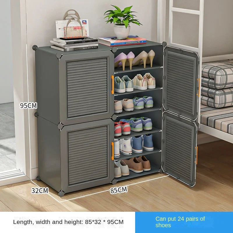 Modern Household Corridor Bedroom Dustproof Shoerack Hallway Living Room Multilayer Cabinets New Storage Shoe Rack Furniture