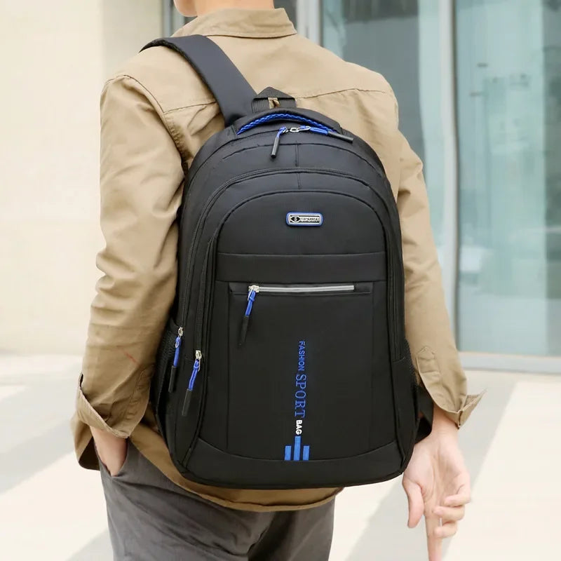 Men's Backpacks Oxford Waterproof Rucksack Business Computer Bag Casual Travel Backpack Senior High School Student Schoolbag