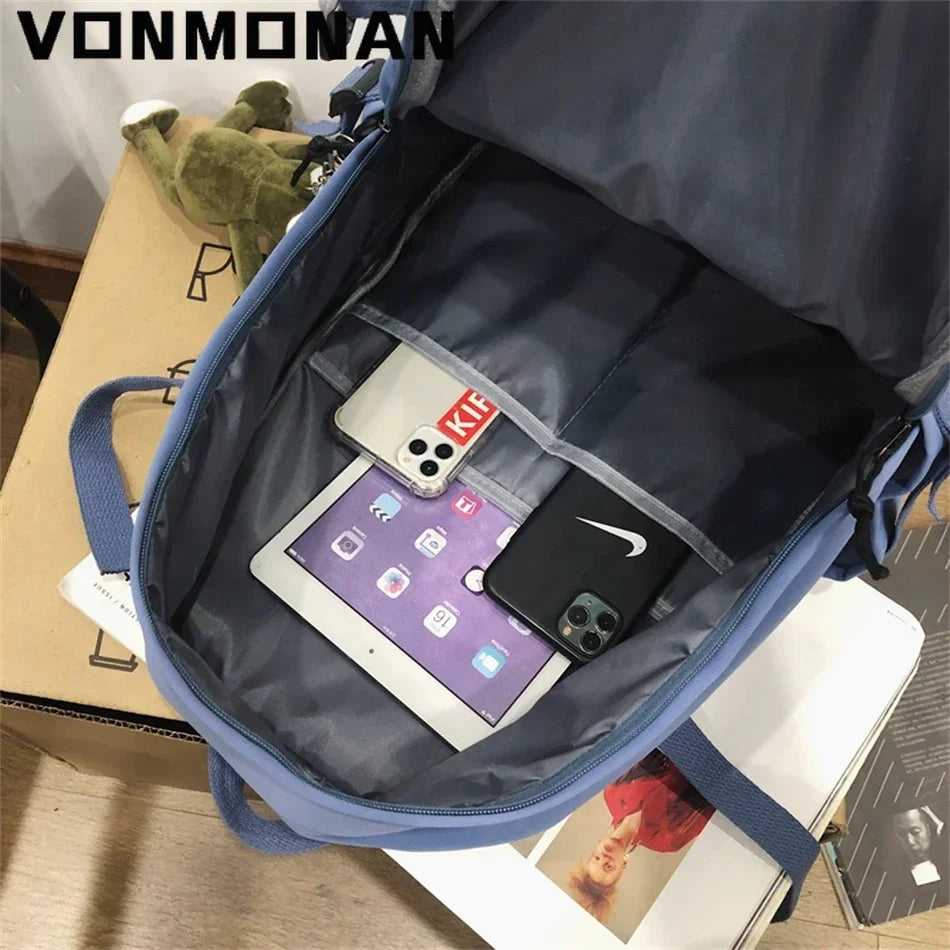 2024 Women School Backpack Black Nylon Bagpack Female Anti Theft Rucksack Casual Lady Travel Bag Korean Back Pack Mochila