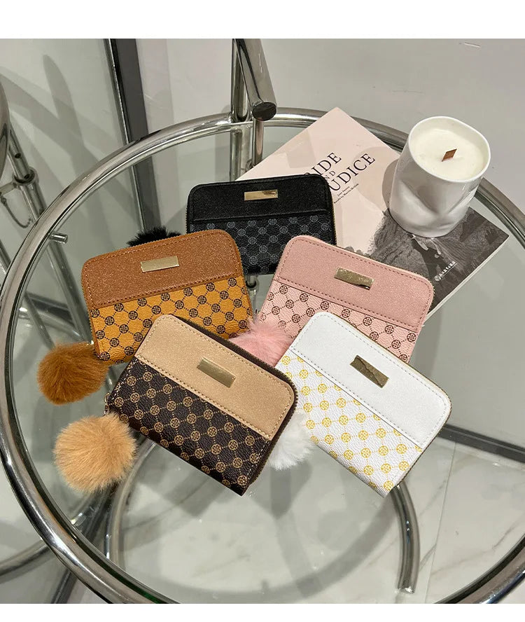 Women Short Wallet Many Department Ladies Cute Small Clutch Ladies Money Coin Card Holders Purse Female Wallets