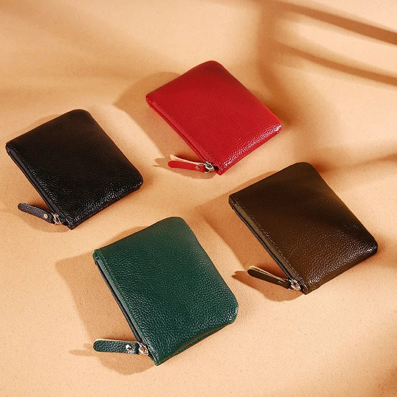 New Mini Wallet Luxury Brand Designer Women Coin Purse Red Black Female PU Leather Small Hand Bag Cash Pouch Card Holder