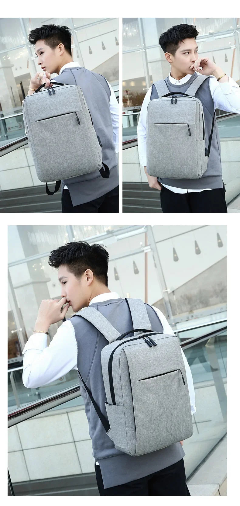 Men Fashion New Backpack Lovers Travel Bagpack Women 2024 Laptop Mochila Man Rucksack Male Shoulder Bags Phone Purse Briefcases