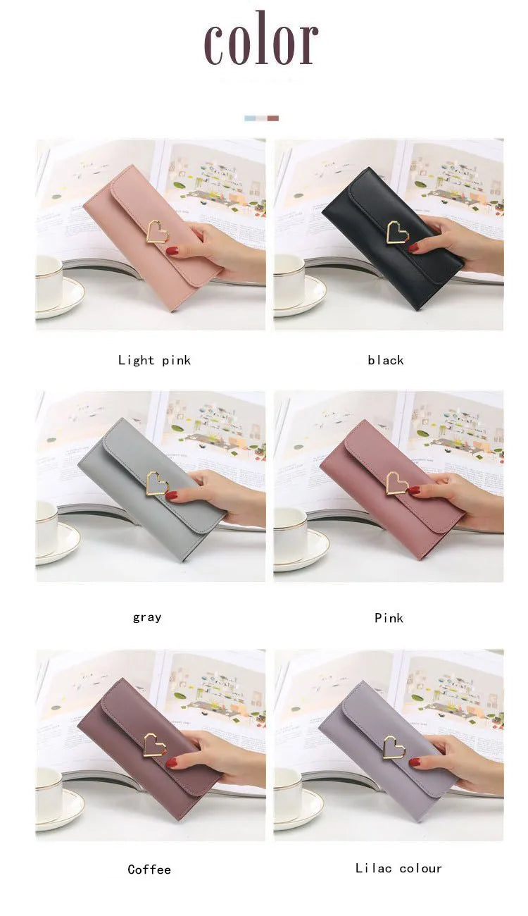 2024 Long Women Wallets Free Name Customized Lady's New Fashion High Quality PU Female Purse Photo Holder Wallet For Girls