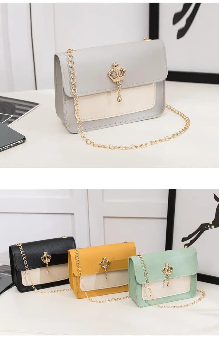 Fashion New Women Crossbody Bag PU Leather Small Flap Messenger Bag for Ladies Sling Bag Mobile Phone Wallet Summer Handbags