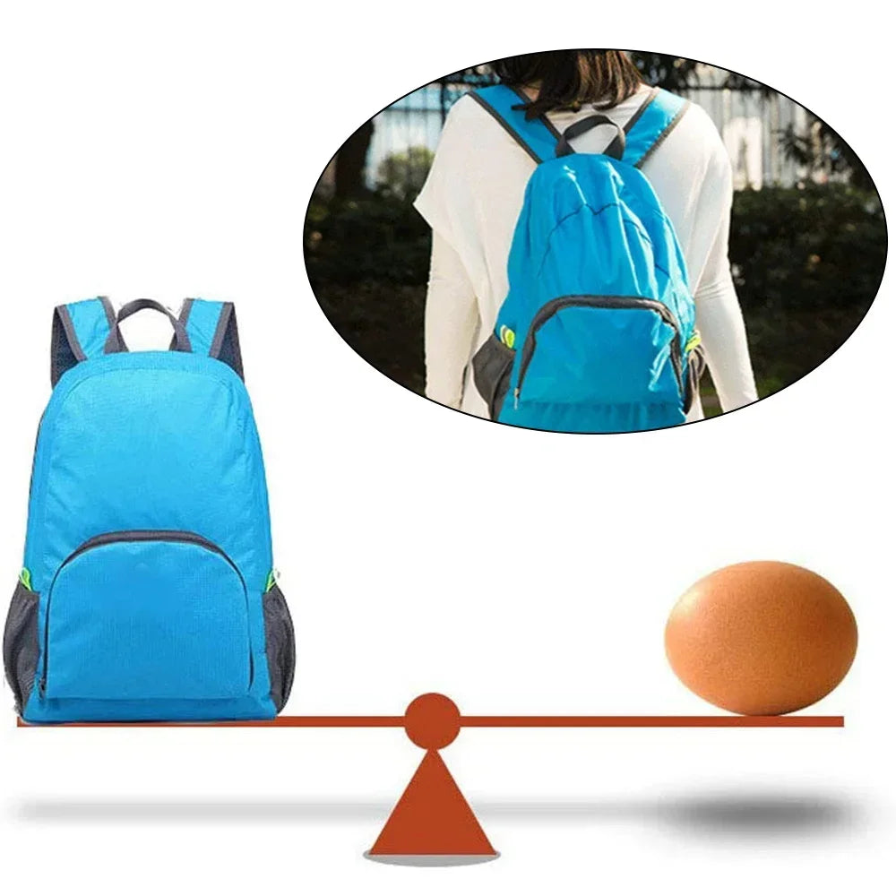 Foldable Backpack Camping Hiking Ultralight Folding Travel Daypack Bag Outdoor Mountaineering Sports Daypack for Men Women