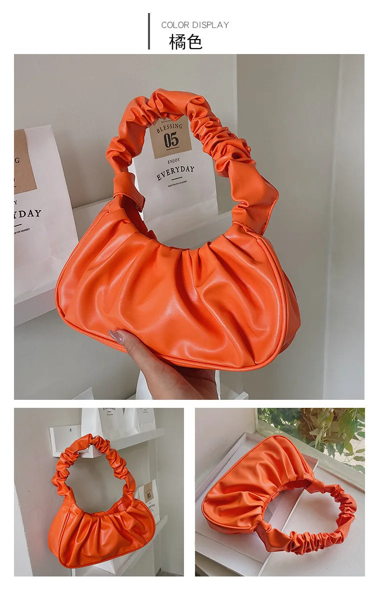 Cloud Pleated Handlebags Designer Handbag Women's Single Crossbody Dumpling Tote Armpit Bag Shopping Shoulder Bags Underarm Bag