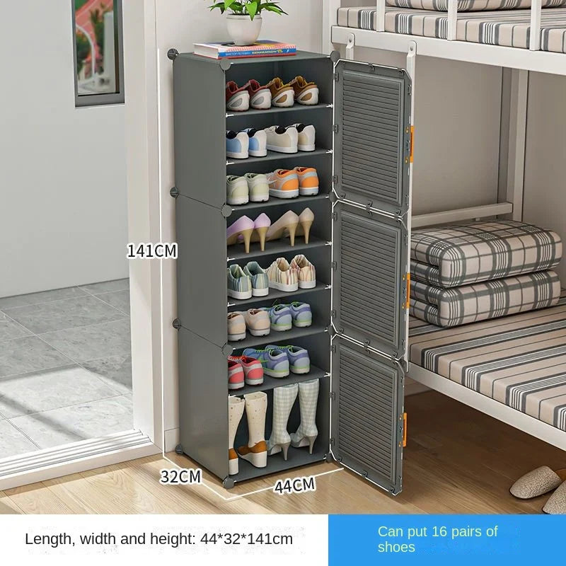 Modern Household Corridor Bedroom Dustproof Shoerack Hallway Living Room Multilayer Cabinets New Storage Shoe Rack Furniture