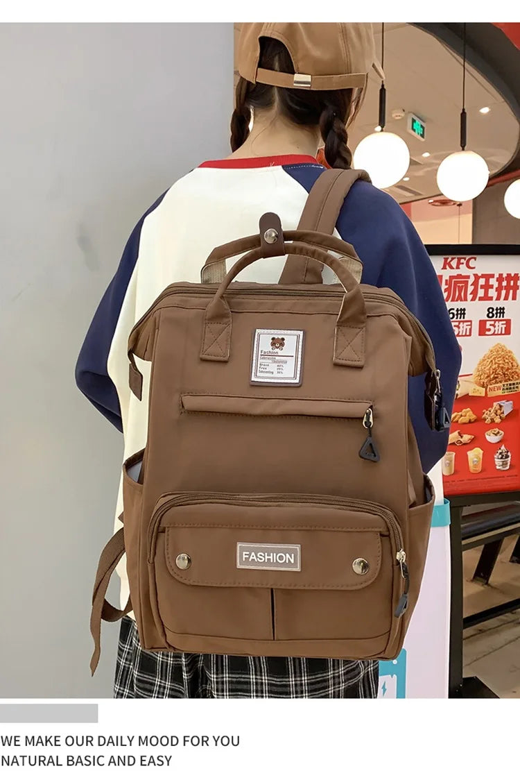 2024Kawaii Backpacks for Students School Children Girls Schoolbag Trendy Travel Bag Laptop Backpack Outdoor Travel Shoulder Bags