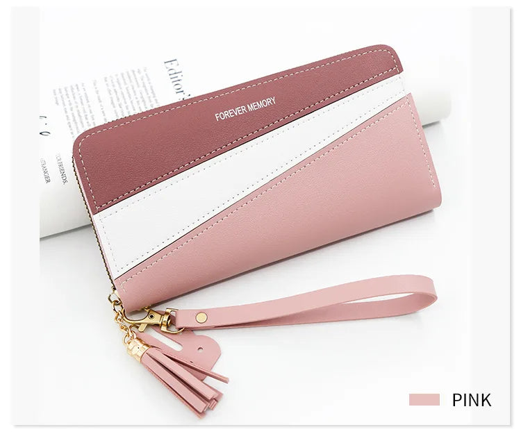 2024 New Long Women Wallets Cute Fashion Multifunctional Clutch Name Engraving Female Wallet Card Holder Luxury Women's Purses