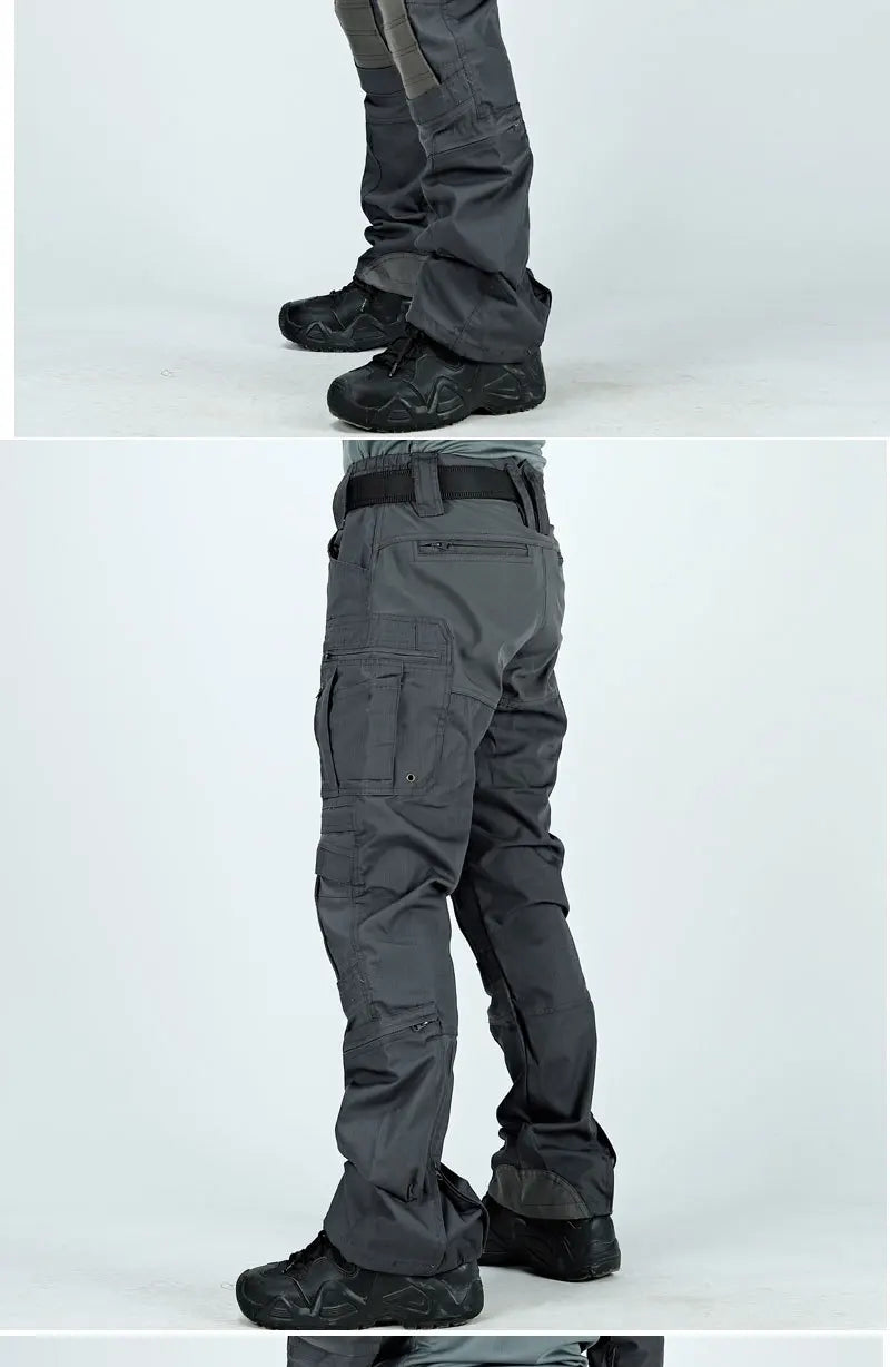 Pantalon cargo imperméable pour homme, pantalon tactique d'entraînement militaire, pantalon de combat, multi-poches, résistant à l'usure, pantalon pour homme, randonnée en plein air