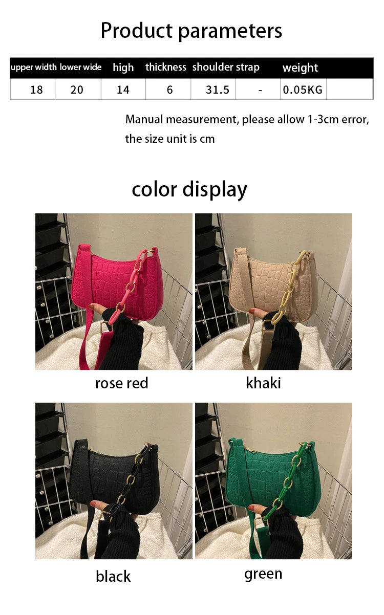 Fashion Felt Shoulder Bags for Women Women's Subaxillary Bag Design Advanced Texture Armpit Handbags Purses Crescent Saddle Bag