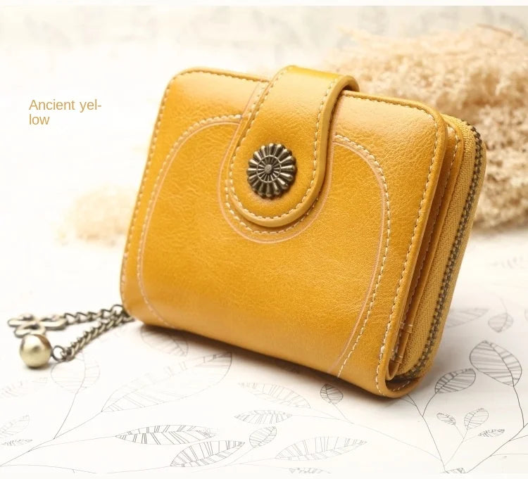 Women Wallets and Purses PU Leather Money Bag Female Short Hasp Purse Small Coin Card Holders Blue Red Clutch New Women Wallet